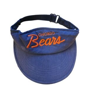 Vintage Chicago Bears Sports Specialties Cursive Script  Adjustable Visor